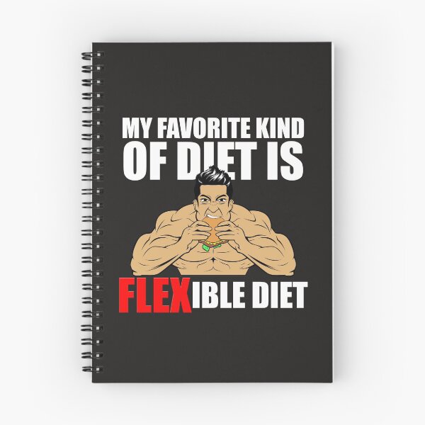 Item preview, FLEXible Diet T-Shirt | Funny Workout Weightlifting Tee designed and sold by AllStarMerch.