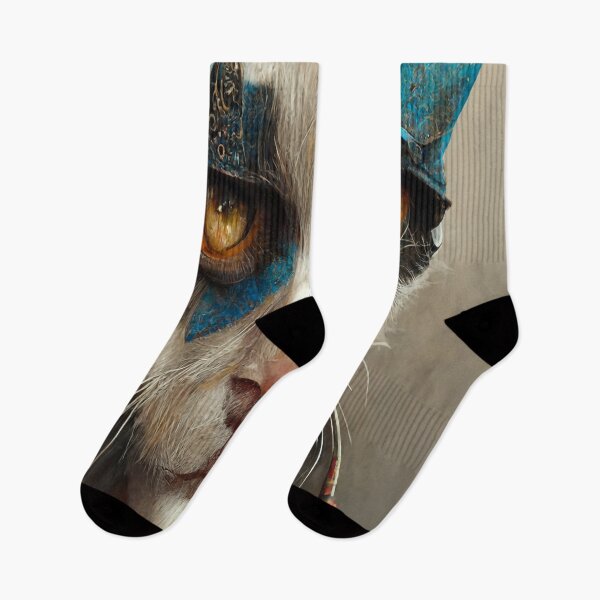 Item preview, Epic Viking Christmas Norse Cat with War paint designed and sold by aventi24.