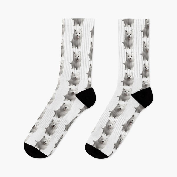 Item preview, Cute Samoyed Drawing designed and sold by WeHeartAnimals.