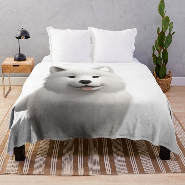 Item preview, Cute Samoyed Drawing designed and sold by WeHeartAnimals.