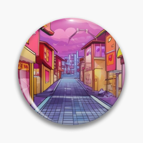 Artikelvorschau, Japanische Cartoon-Straße entworfen und verkauft von DesignerKin.