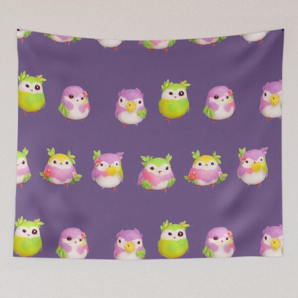 Item preview, EXOTIC BIRDY - Purple #626223 designed and sold by KawaiiKute.