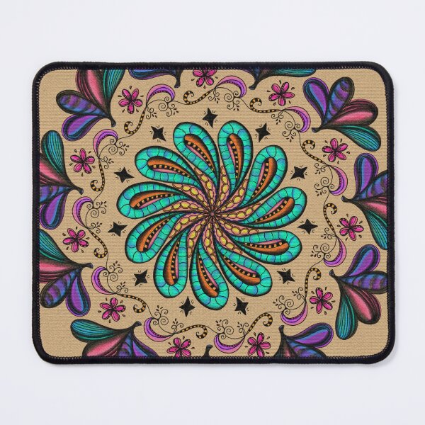 Item preview, Jewel Box Rainbow Floral Mandala 120522 by Kristi Duggins designed and sold by Kristi Duggins.