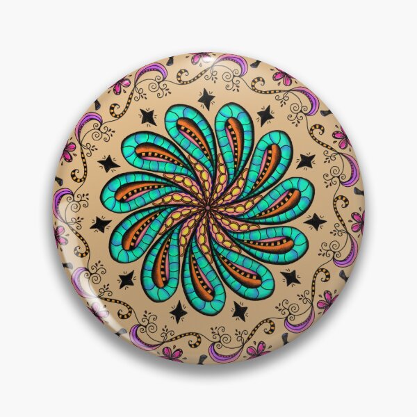 Item preview, Jewel Box Rainbow Floral Mandala 120522 by Kristi Duggins designed and sold by Kristi Duggins.