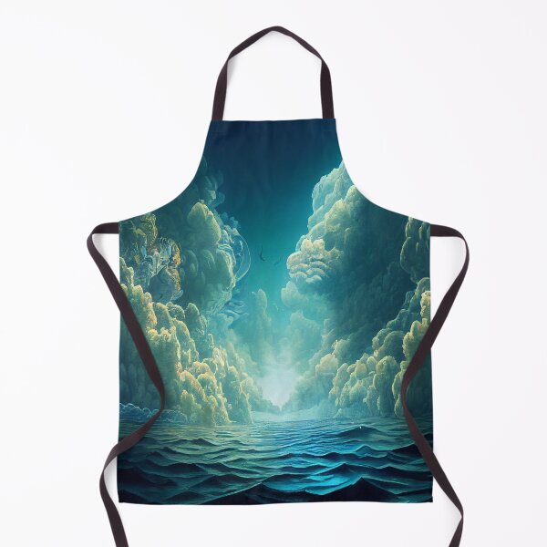 Item preview, Fantasy sea and dark ocean misty clouds designed and sold by aventi24.