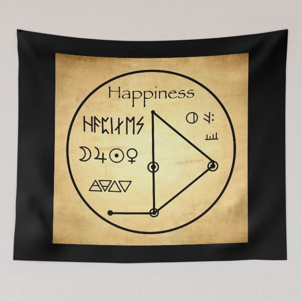 Item preview, Happiness talisman parchment designed and sold by secretmagic.