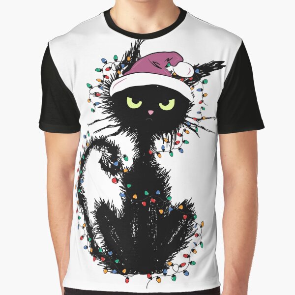 Item preview, Black Cat Merry Christmas designed and sold by takumi23.