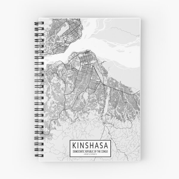 Item preview, Kinshasa City Map of DR Congo - Light designed and sold by deMAP.