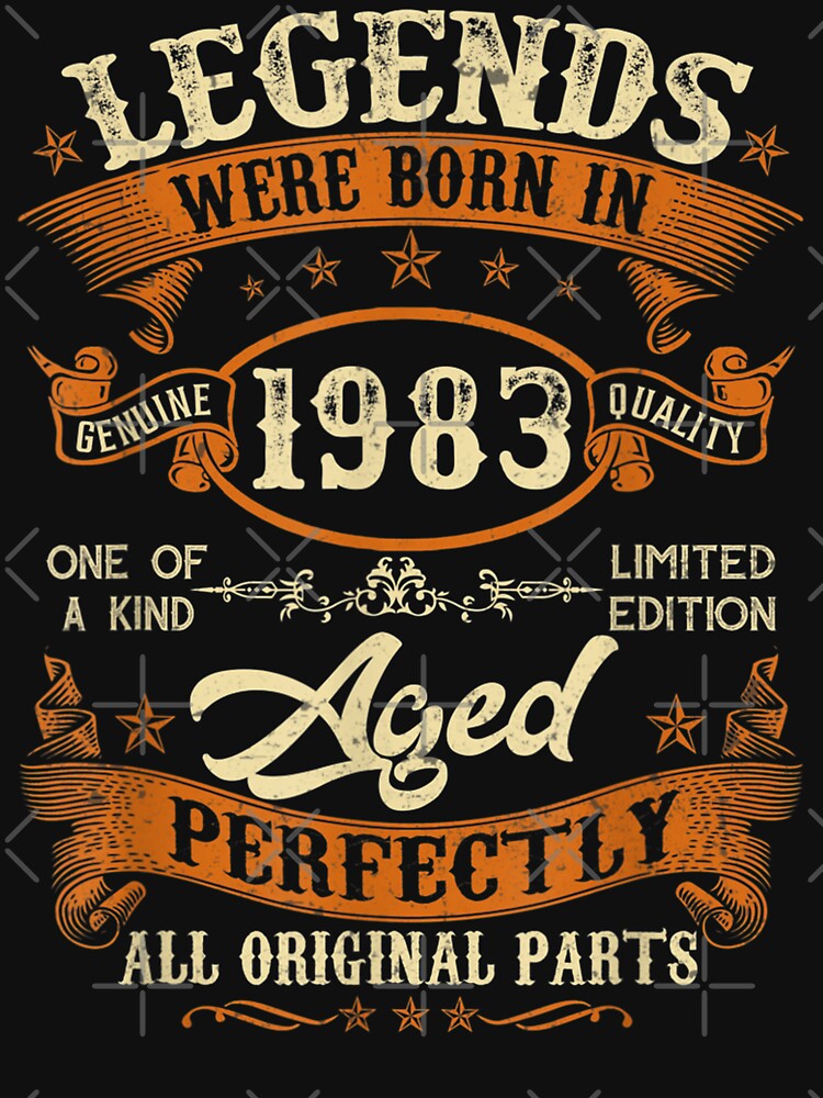 Discover 40th Birthday Vintage Born In 1983 40 Years Old Gifts Men | Essential T-Shirt 
