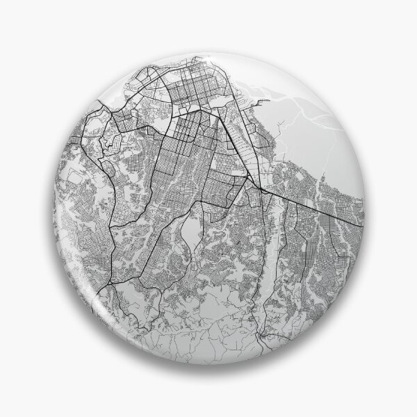 Item preview, Kinshasa City Map of DR Congo - Light designed and sold by deMAP.