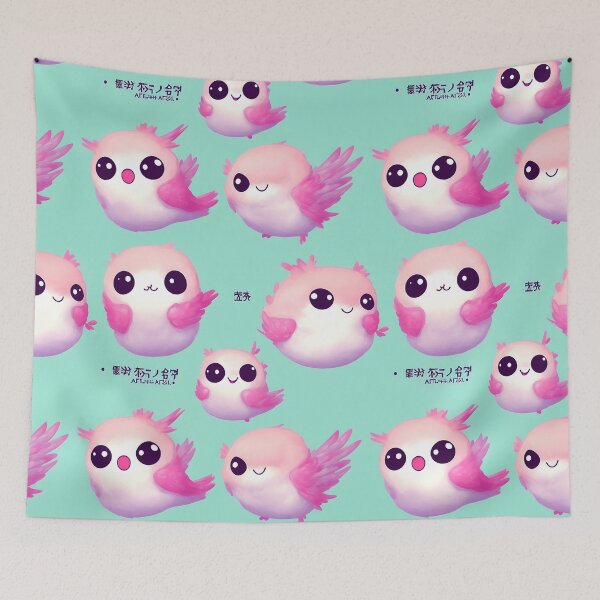 Item preview, KAWAII BIRDY - Blue #932234 designed and sold by KawaiiKute.