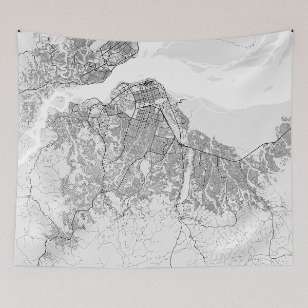 Item preview, Kinshasa City Map of DR Congo - Light designed and sold by deMAP.