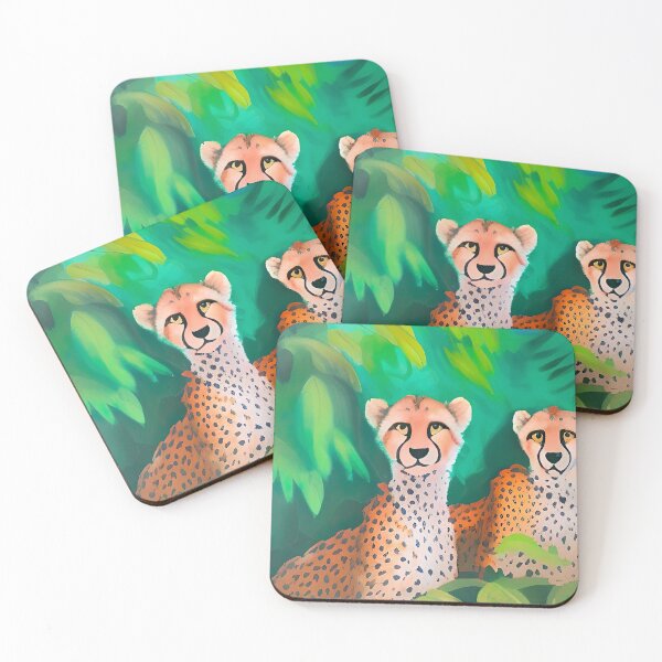 Item preview, Staring Cheetahs designed and sold by cozyspirit.