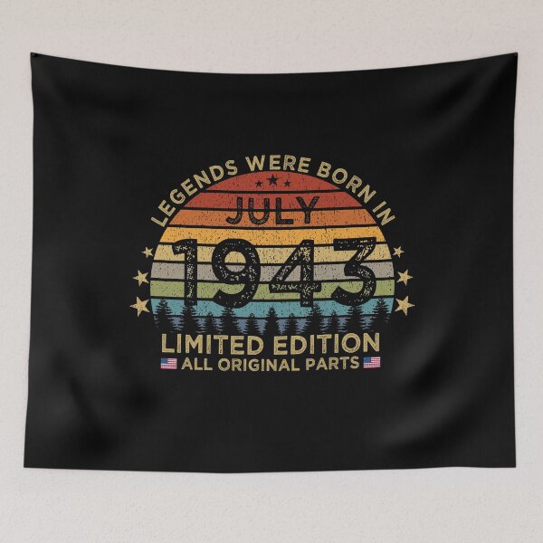 Item preview, Legends Were Born In July 1943 Limited Edition Patriotic designed and sold by cssdru.