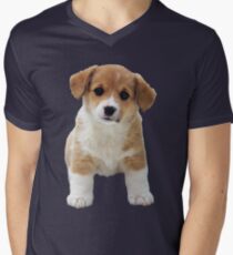 A Little Puppy Men's V-Neck T-Shirt