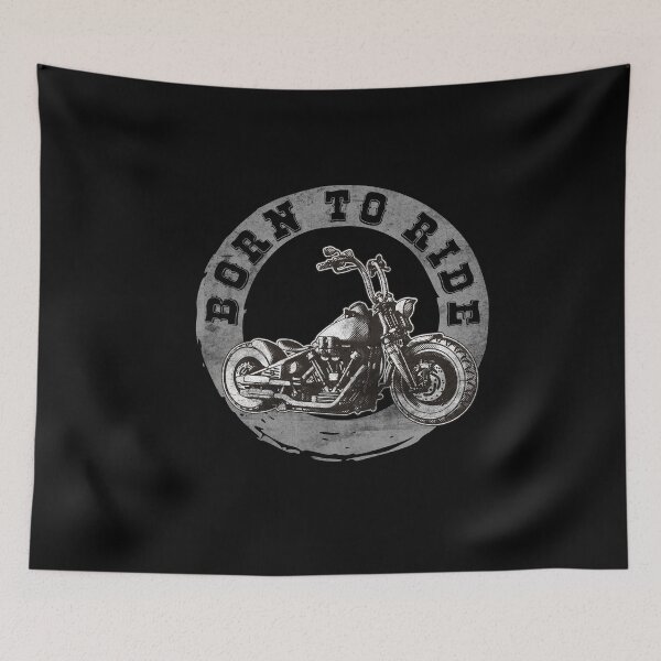 Item preview, Born to ride Chopper Motorcycle Biker designed and sold by AutoDesignWerks.