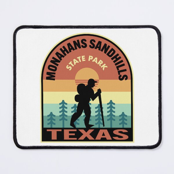 Item preview, Monahans Sandhills State Park Texas Retro Hiking designed and sold by HalpinDesign.