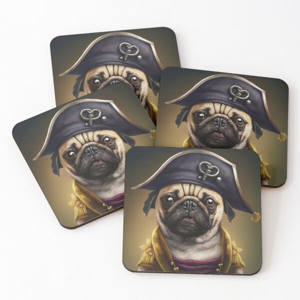 Item preview, Pirate Pug designed and sold by guiofsaints.
