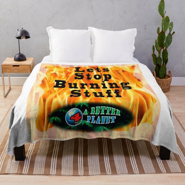 Item preview, Lets Stop Burning Stuff 4 A Better Planet designed and sold by 4ABetterPlanet.