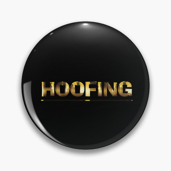 Item preview, Hoofing Gold Typography Design designed and sold by ZiAttaArt.