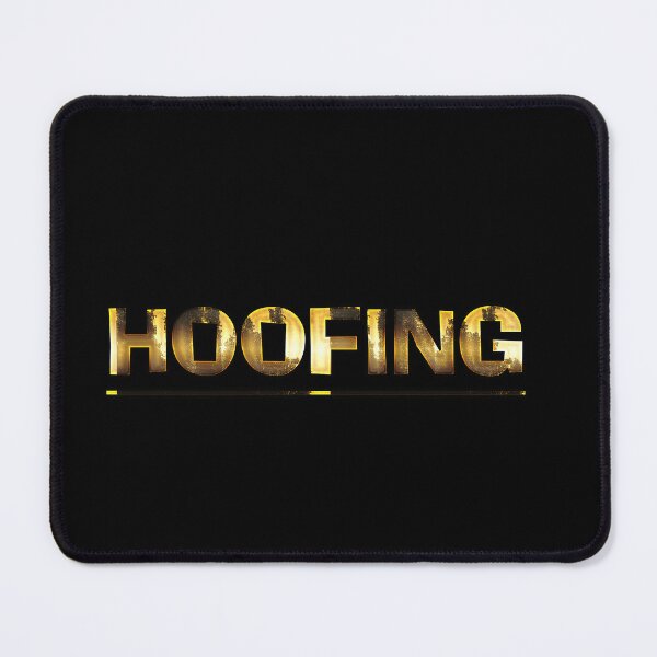 Item preview, Hoofing Gold Typography Design designed and sold by ZiAttaArt.