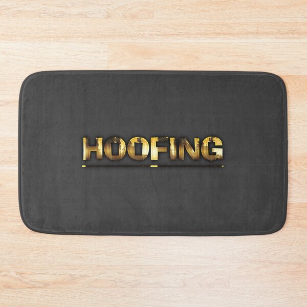 Item preview, Hoofing Gold Typography Design designed and sold by ZiAttaArt.