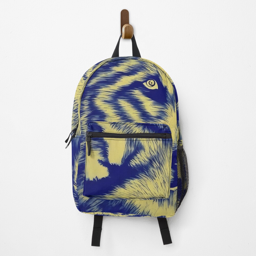 Vista previa del artículo con la obra «Mochila», diseñado y vendido por DrawItOnce.