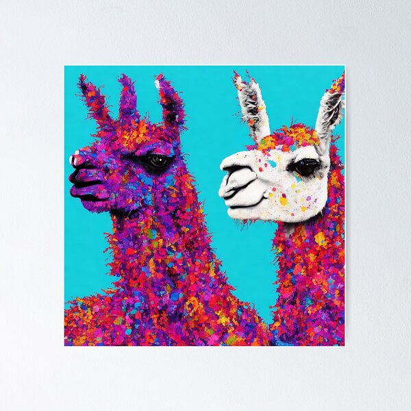 Artikelvorschau, Painted Llama entworfen und verkauft von DrawItOnce.
