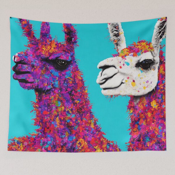 Artikelvorschau, Painted Llama entworfen und verkauft von DrawItOnce.