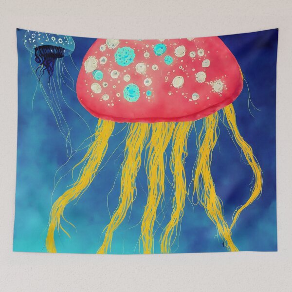 Item preview, Painted Jellyfish designed and sold by DrawItOnce.