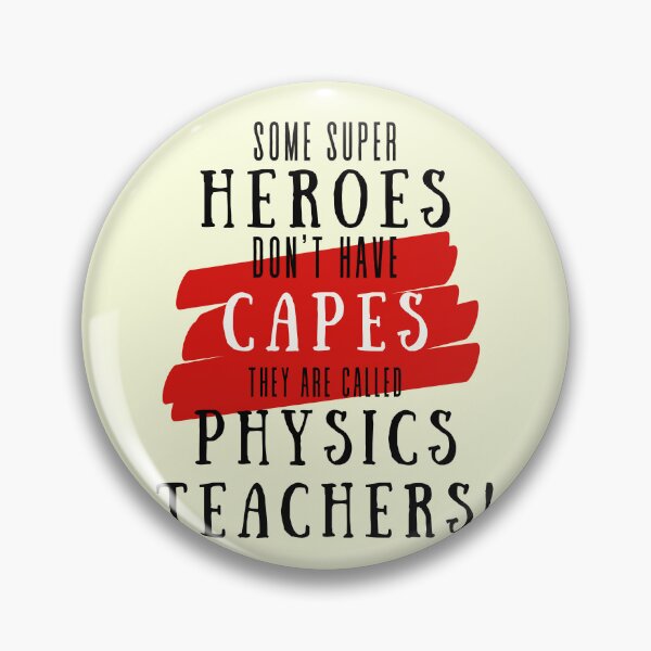Item preview, Superhero Physics Teacher Appreciation designed and sold by superteachers.