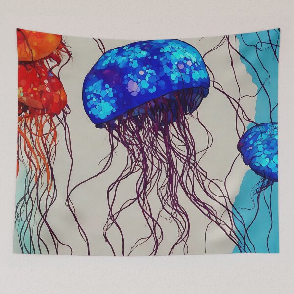 Item preview, Painted Jellyfish designed and sold by DrawItOnce.