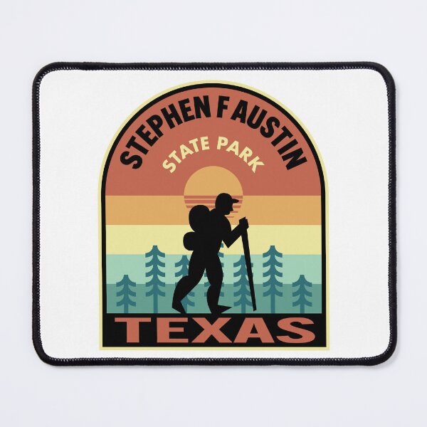 Item preview, Stephen F Austin State Park Texas Retro Hiking designed and sold by HalpinDesign.