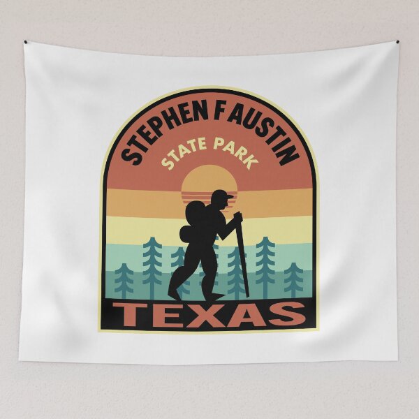 Item preview, Stephen F Austin State Park Texas Retro Hiking designed and sold by HalpinDesign.