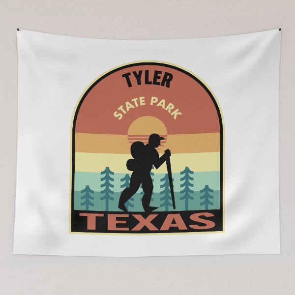 Item preview, Tyler State Park Texas Retro Hiking designed and sold by HalpinDesign.