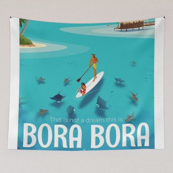 Item preview, Vintage Style Bora Island designed and sold by carrascomichael.