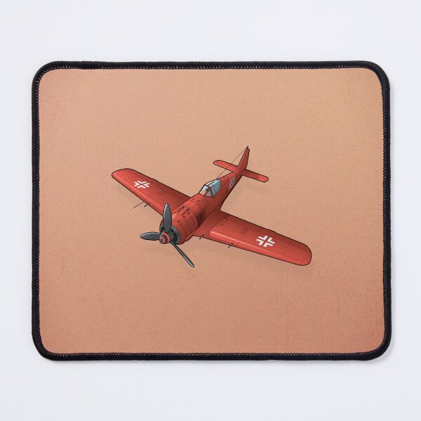 Item preview, Focke Wulf FW-190 in red designed and sold by sunsetgraphics.