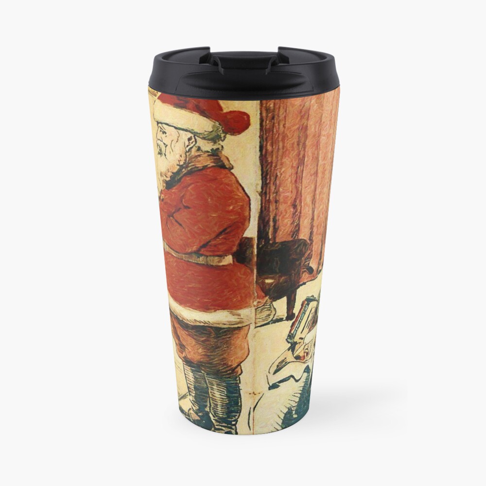 Santa Claus in Japan 1914 Reworked No. 1 Travel Mug