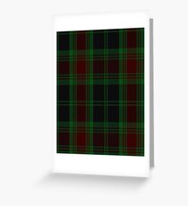 00302 Carlow County District Tartan Greeting Card