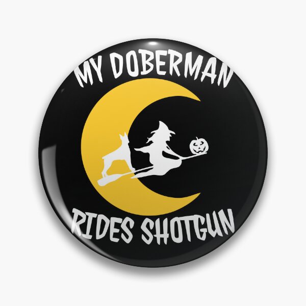 Item preview, Doberman - My Doberman Rides Shotgun designed and sold by funnyguy.
