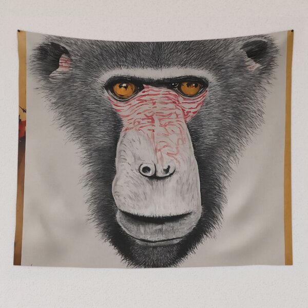 Item preview, Painted Baboon designed and sold by DrawItOnce.
