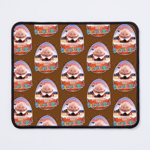 Item preview, Chocadooby! OHHH GRUBLY! (with splat) The Kinder Egg Humpty Dumpty Man - creepy cult classic 1980s Surprise Ad designed and sold by RetroTeeStudio.