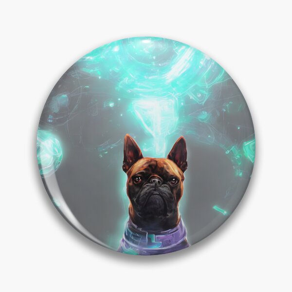 Item preview, Cyberspace Dog, detailed digital designed and sold by DrawItOnce.