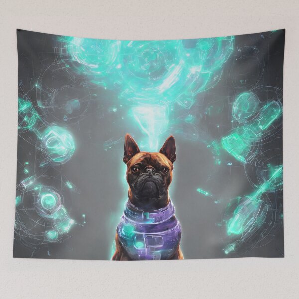 Item preview, Cyberspace Dog, detailed digital designed and sold by DrawItOnce.