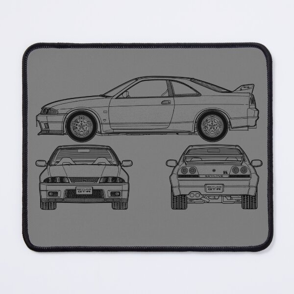 Item preview, Illustration NISSAN Skyline collection GT-R R 33 Artwork lines designed and sold by SketchNinja.