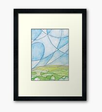 The illusion that you feel is real Framed Print