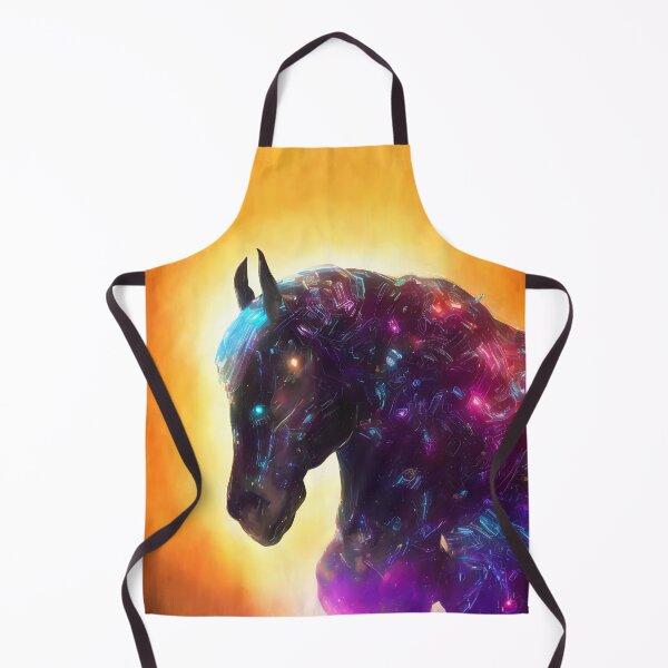 Item preview, Cyberspace Horse, detailed digital designed and sold by DrawItOnce.