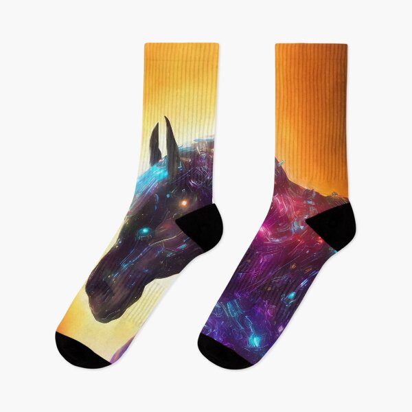 Artikelvorschau, Cyberspace Horse, detailed digital entworfen und verkauft von DrawItOnce.