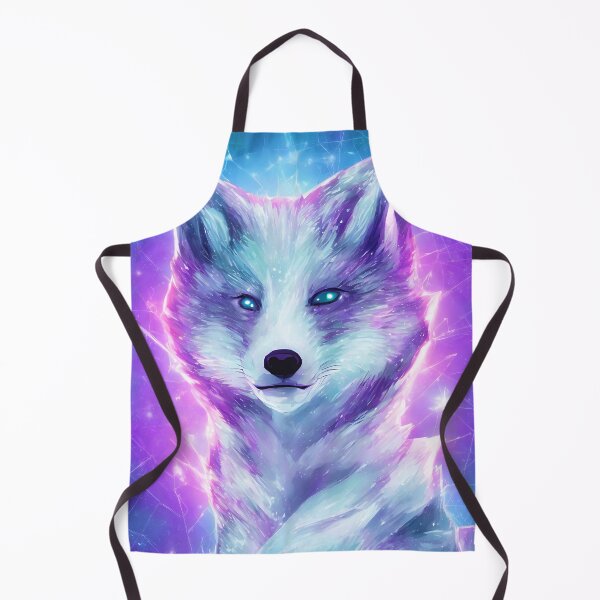 Item preview, Cyberspace Arctic fox, detailed digital designed and sold by DrawItOnce.