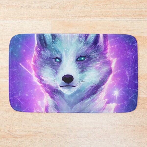 Item preview, Cyberspace Arctic fox, detailed digital designed and sold by DrawItOnce.